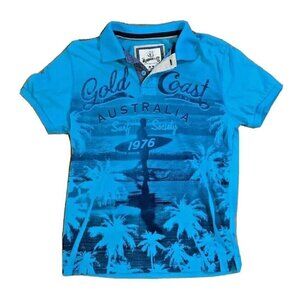 Sears Roebuck Co Medium Youth Polo Shirt Gold Coast Australia Surf Society